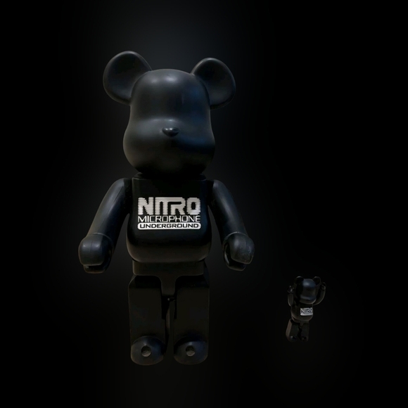 Nitro Microphone Underground Bearbrick | Medicom Be@rbrick | 400% ONLY - Picture 2 of 7